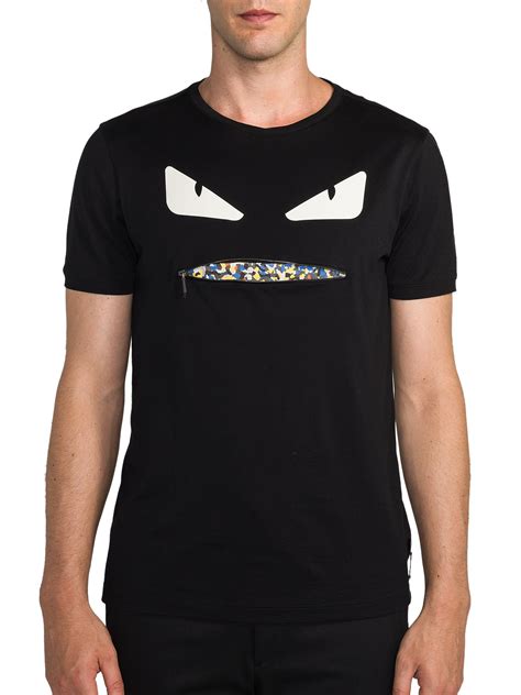 fendi t shirt zipper|fendi polo shirts.